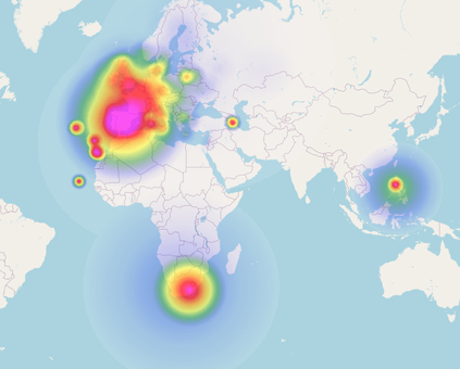 DF27 geografische distributie